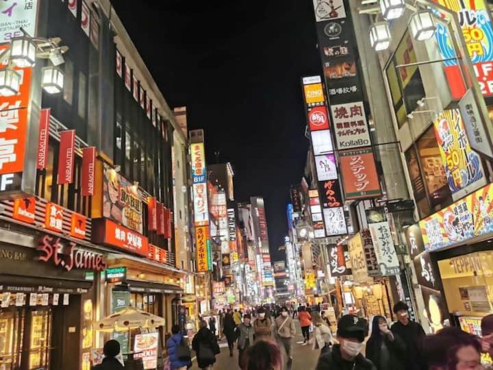 北新宿 Central Shinjuku Walk To Kabuki-Chou, Golden Gai Tokio Exterior foto